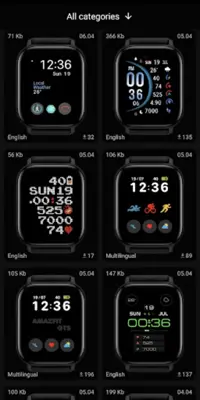 Amazfit GTS WatchFaces android App screenshot 5